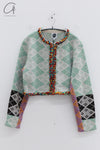 YANYAN KNITS Woven Jacket/Skirt YYK-YYW24-1881-LV Top